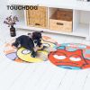 Touchdog Â® Cartoon Three-eyed Monster Rounded Cat and Dog Mat