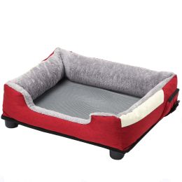 Pet Life Â® "Dream Smart" Electronic Heating and Cooling Smart Pet Bed (Color: Burgundy Red, Size: Medium)