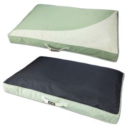 Dog Helios Â® 'Immortal-Trek' Waterproof Rectangular Travel Dog Bed (Color: Green, Size: Small)