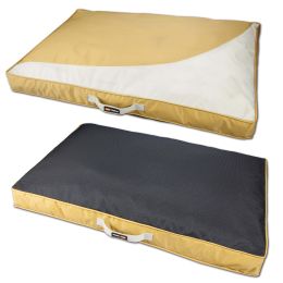 Dog Helios Â® 'Immortal-Trek' Waterproof Rectangular Travel Dog Bed (Color: yellow, Size: Small)
