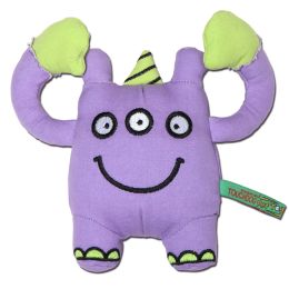 Touchdog Â® Cartoon Three-eyed Monster Plush Dog Toy (Color: Purple)