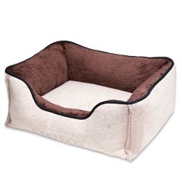 Touchdog Â® 'Felter Shelter' Luxury Designer Premium Dog Bed (Color: Beige, Size: Medium)