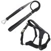 Pet Life Â® 'Geo-prene' 2-in-1 Shock Absorbing Neoprene Padded Reflective Dog Leash and Harness