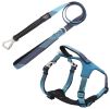 Pet Life Â® 'Geo-prene' 2-in-1 Shock Absorbing Neoprene Padded Reflective Dog Leash and Harness