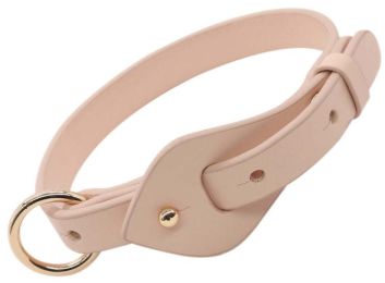 Pet Life Â® 'Ever-Craft' Boutique Series Adjustable Designer Leather Dog Collar (Color: Pink, Size: Large)