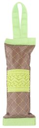 Pet Life Â® 'Quash' Water Bottle Inserting Nylon and Rubber Crackling Dog Toy (Color: Green)