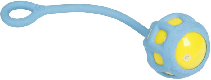 Pet Life Â® 'Tug-O-Warp' Fetching Tugging and Chew Squeaking TPR Dog Toy (Color: Blue)
