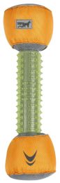 Pet Life Â® 'Hoist-a-Fetch' Durable Nylon and Rubber Floating Dental Fetch Dog Toy (Color: Green / Orange)