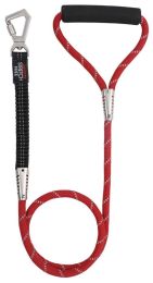 Pet Life Â® 'Flexo-Tour' Shock Aborbing and 3M Reflective Dog Leash (Color: Red)