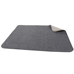 Reusable Pee Pads for Dogs Fast Absorbent Non-Slip Dog Whelping Mat for Playpen (Size: 48" x 65"(L))