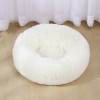 60cm Dog Bed Super Soft Washable Long Plush Pet Kennel Deep Sleep Dog House Velvet Mats Sofa For Dog Basket Pet Cat Bed RT