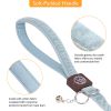 Reflective Dog Leash for Small Medium Dog with Comfortable handle and Nylon Webbing Shiny Suede Fabric