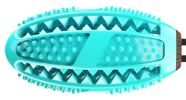 Pet Life Â® 'Grip N' Play' Treat Dispensing Football Shaped Suction Cup Dog Toy