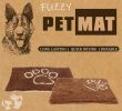 Pet Life Â® 'Fuzzy' Quick-Drying Anti-Skid and Machine Washable Dog Mat